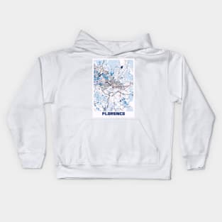 Florence - Italy MilkTea City Map Kids Hoodie